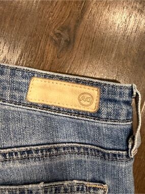 Ag Adriano Goldschmied Men's Straight Light Blue Denim Jeans